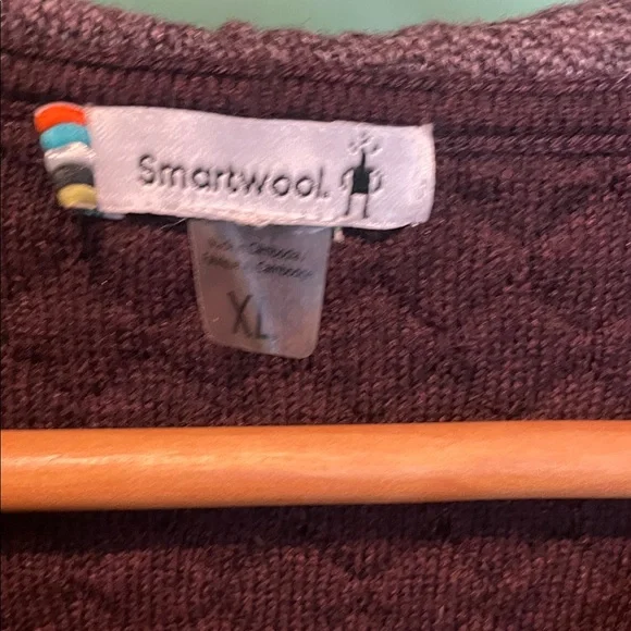 Smartwool Two-Tone Hoodie - Brown and Gray - Picture 3 of 3